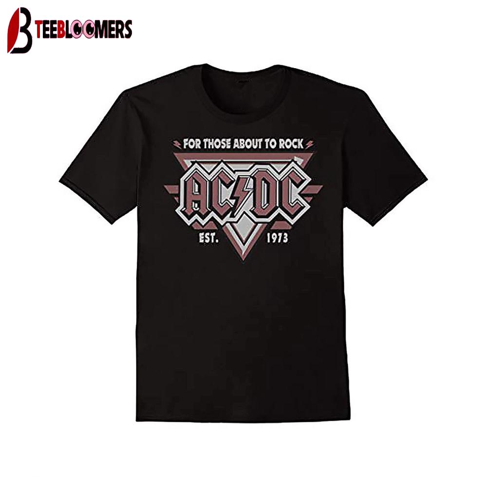 ACDC Est 1973 For Those About To Rock Unisex T-Shirt