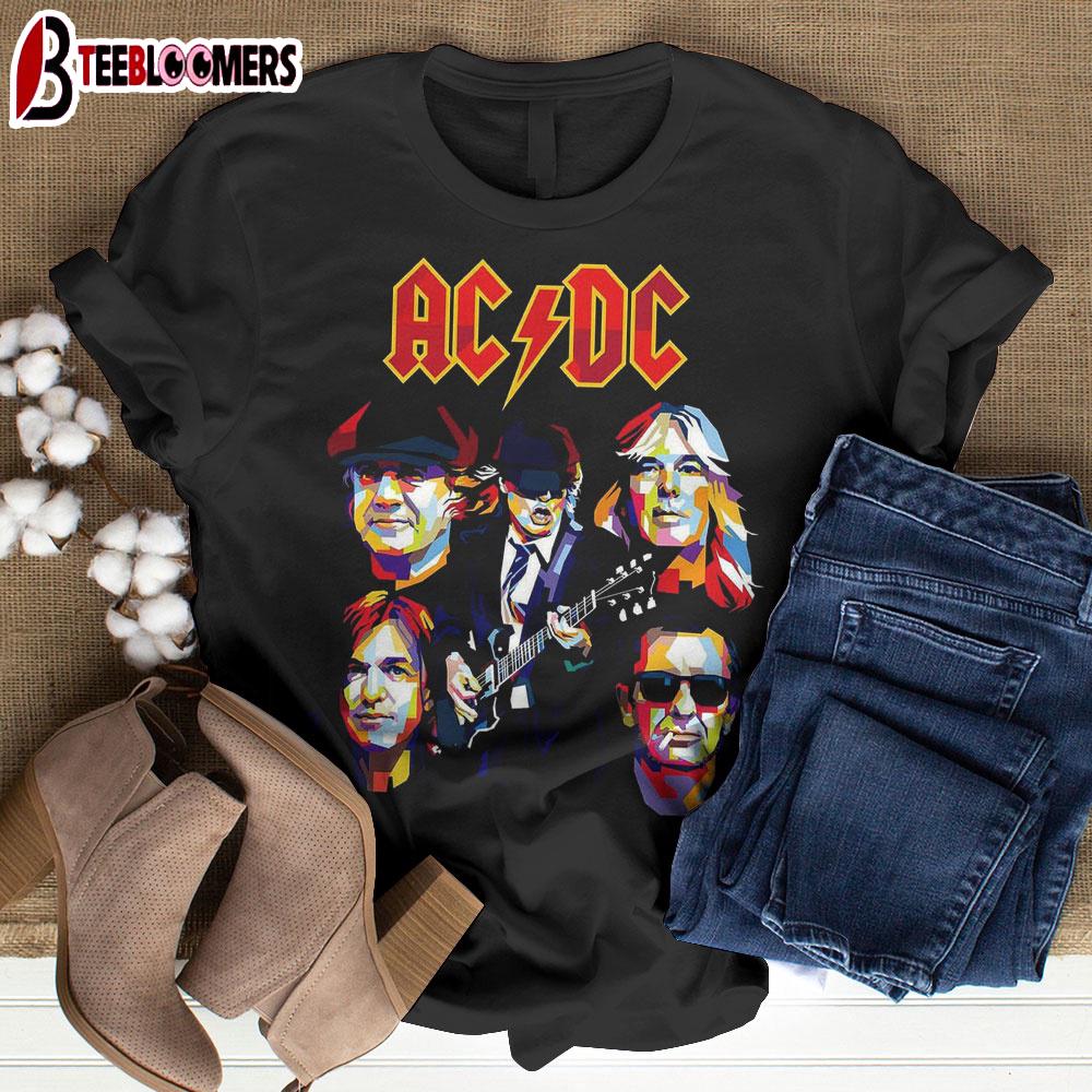 ACDC Guitar Unisex T-Shirt For Fans