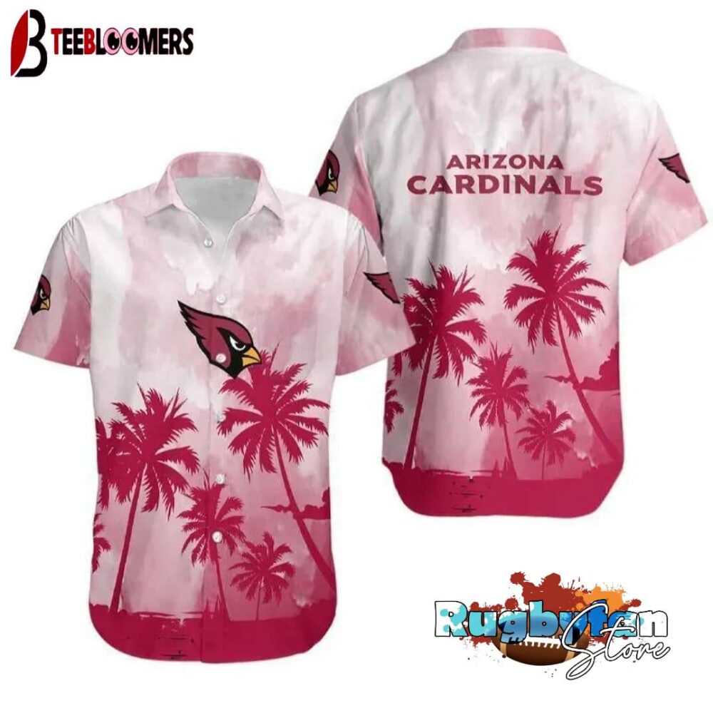 Arizona Cardinals Coconut Trees Nfl Hawaiian Shirt
