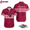 Arizona Cardinals Flower Hawaiian Shirt
