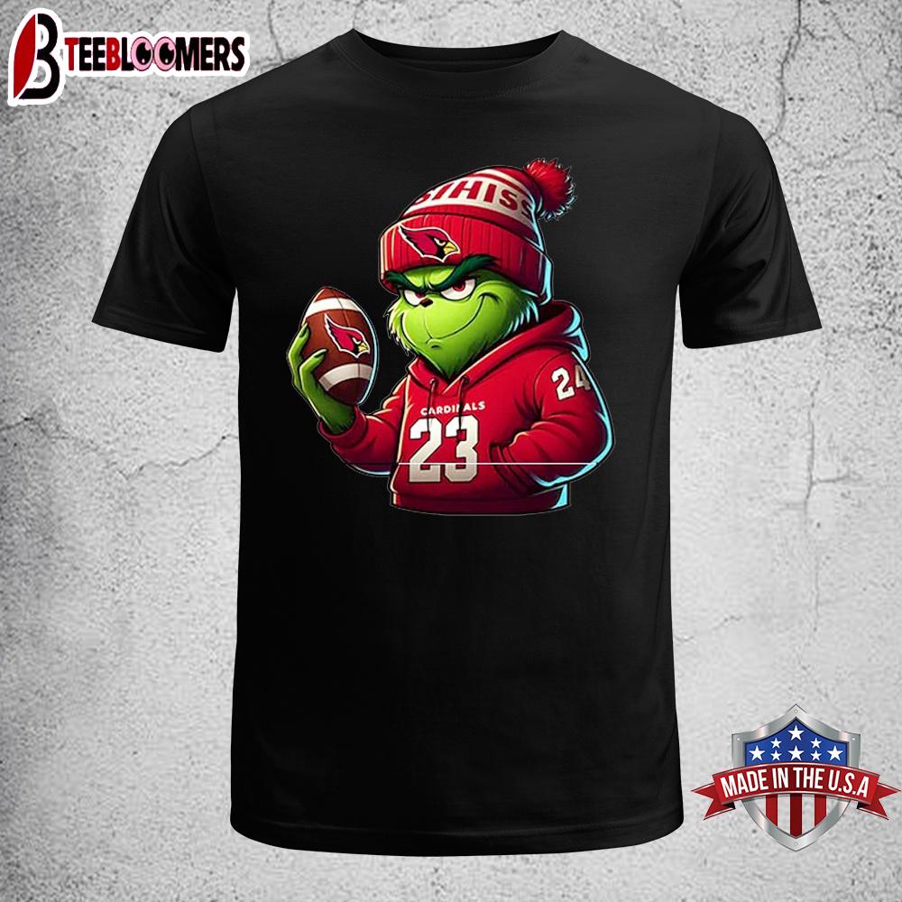 Arizona Cardinals Grinch Christmas Unisex T-Shirt