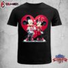 Arizona Cardinals Mickey And Minnie Mouse Unisex T-Shirt