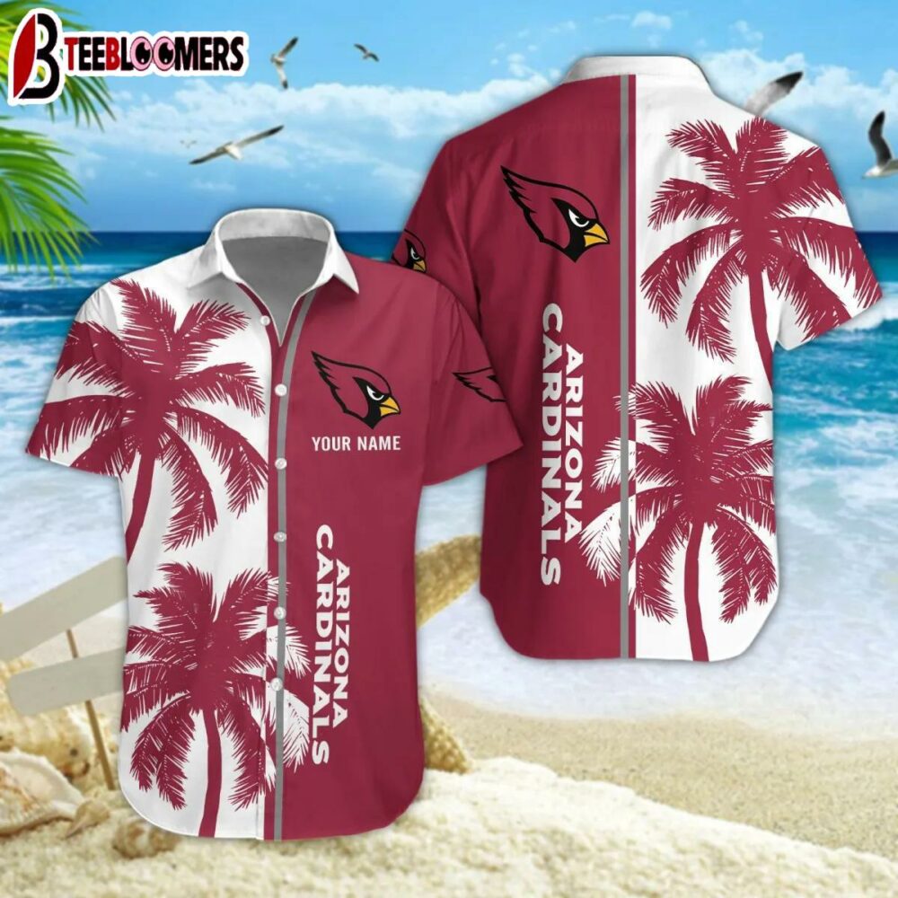 Arizona Cardinals NFL Coconut Tree Hawaiian Shirt