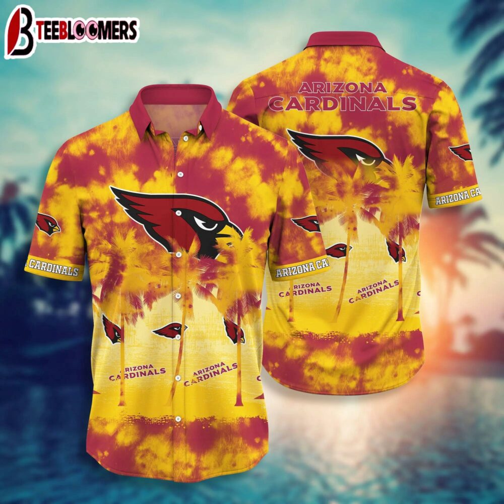 Arizona Cardinals NFL Fire Pattern Hawaiian Shirt