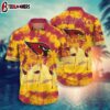 Arizona Cardinals NFL Fire Pattern Hawaiian Shirt