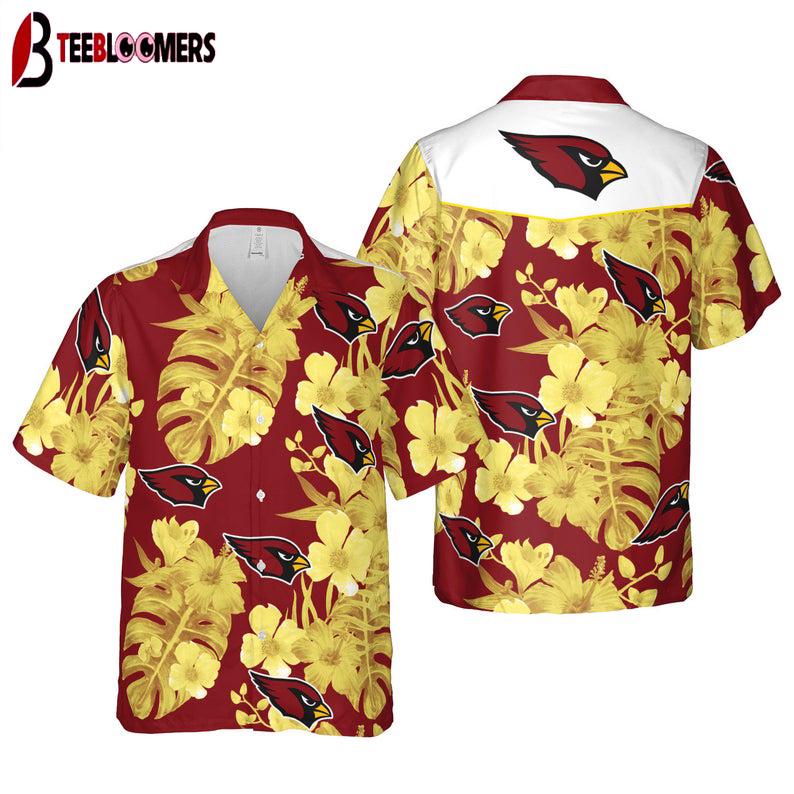 ARIZONA CARDINALS NFL FLORAL HAWAII SHIRT FOR FANS