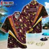 Arizona Cardinals Nfl Football With Tropical Flower Pattern Hawaiian Shirt