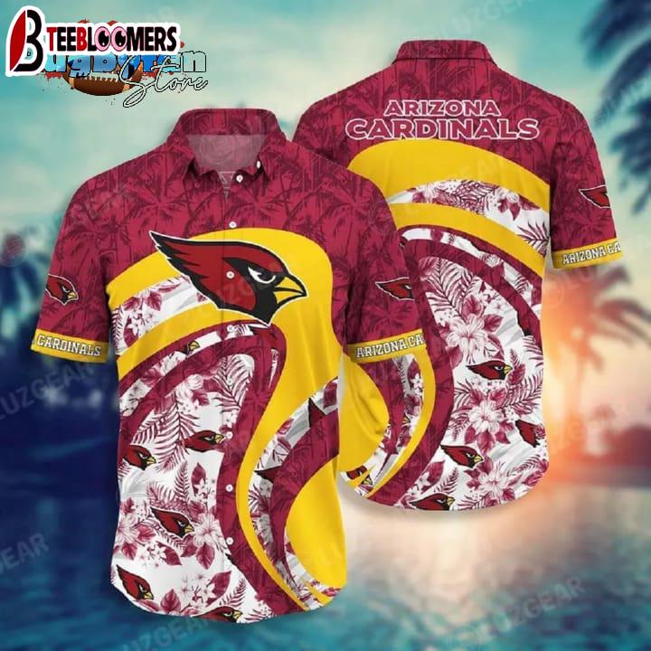 Arizona Cardinals Nfl Hawaii Shirt Graphic Floral Tropical Patterns This Summer Hawaiian Shirt