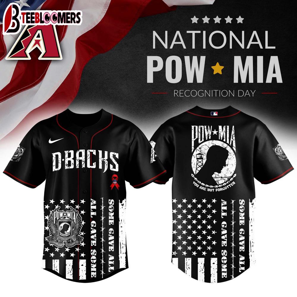 Arizona Diamondbacks MLB x National POWMIA Recognition Day Baseball Jersey For Fans
