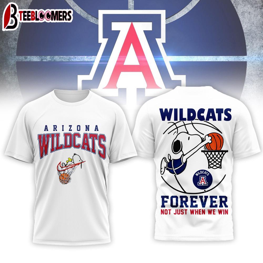 Arizona Wildcats NCAA Snoopy 3D Shirt For Fans