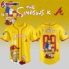 Atlanta Braves MLB x The Simpsons Baseball Jersey Shirt For Fans