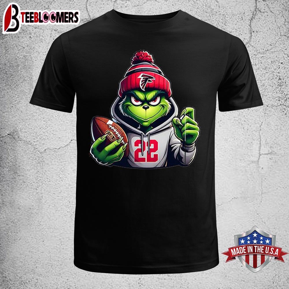 Atlanta Falcons Grinch Christmas Unisex T-Shirt