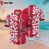 Atlanta Falcons Hibiscus Stripes Hawaiian Shirt