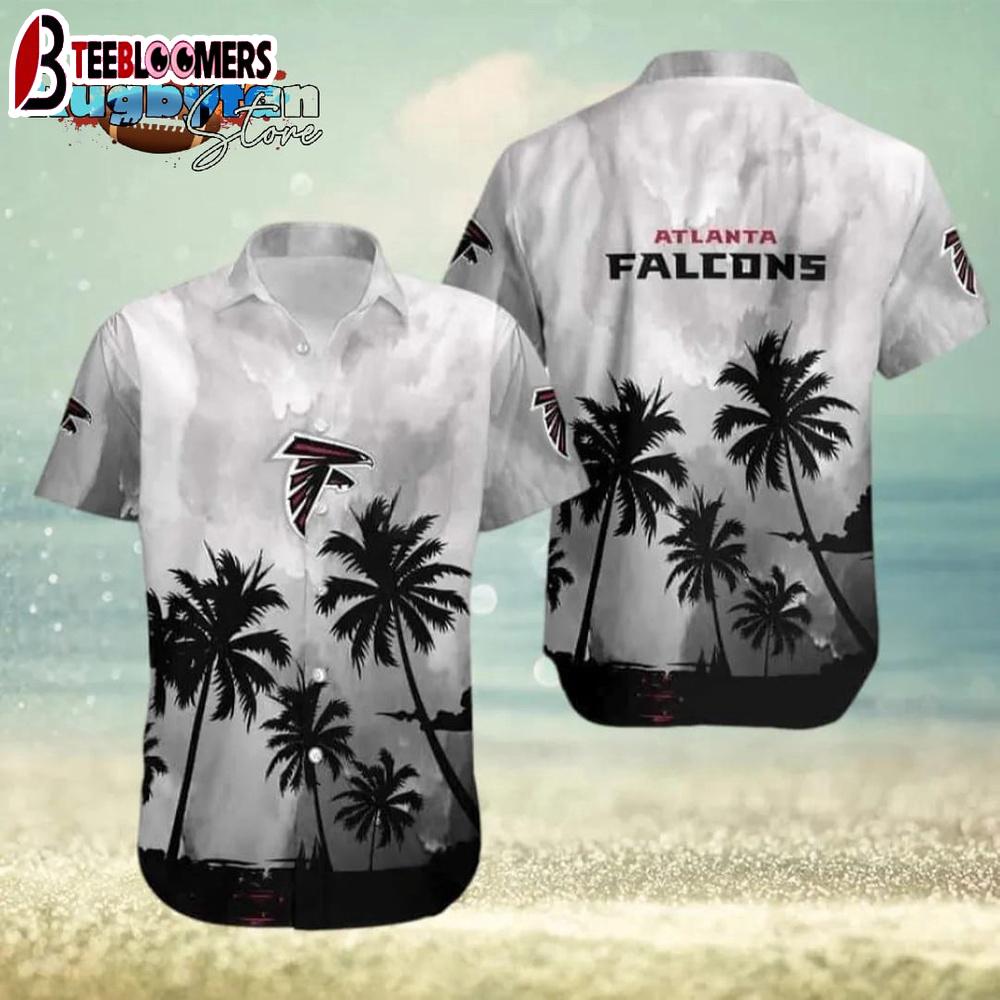 Atlanta Falcons NFL Coconut Trees Beach Vacation Hawaiian Shirt
