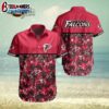 Atlanta Falcons NFL Flowers Pattern Beach Lovers Gift Hawaiian Shirt