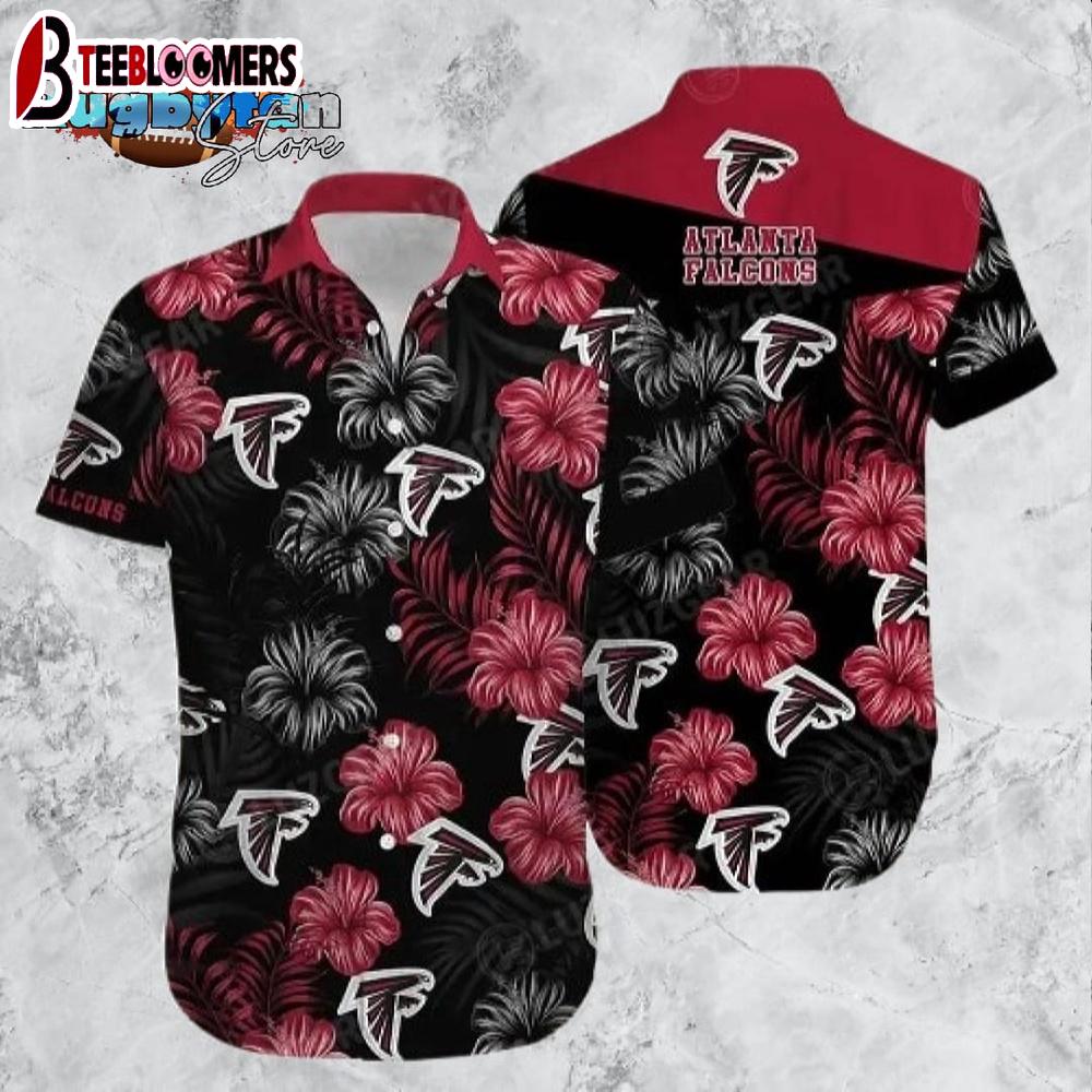 Atlanta Falcons NFL Football Hawaiian Shirt Short Summer With Flower Graphic Hawaii
