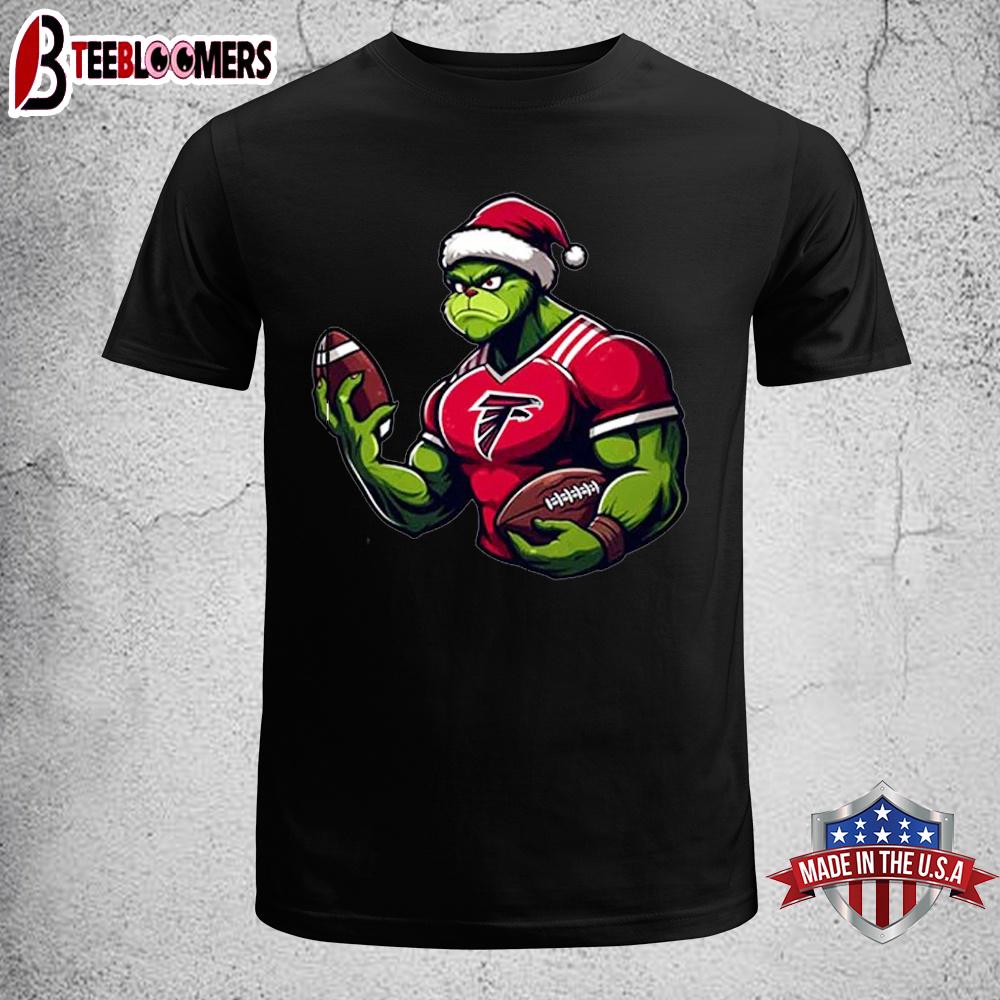 Atlanta Falcons NFL Grinch Christmas Unisex T-Shirt