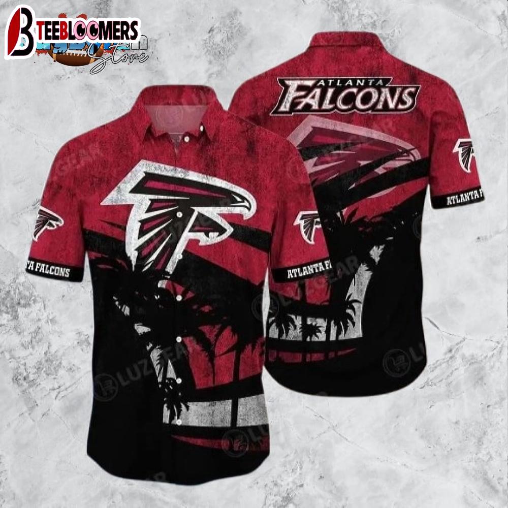 Atlanta Falcons NFL Hawaii Shirt Graphic Tropical Patterns Short Sleeve Hot Summer