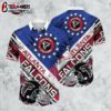Atlanta Falcons NFL Hawaiian Shirt Graphic American Flag 3D Printed Short Shirt Best Gift For Fans