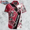 Atlanta Falcons NFL Hawaiian Shirt Sekeleton Design Hot Trending Short Styles