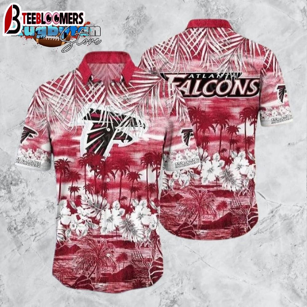 Atlanta Falcons NFL Hawaiian Shirt Short Style Tropical Patterns Graphic Hot Trending Summer
