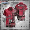 Atlanta Falcons NFL Hawaiian Shirt Skull Printed 3D New Trend Summer For Best Fans