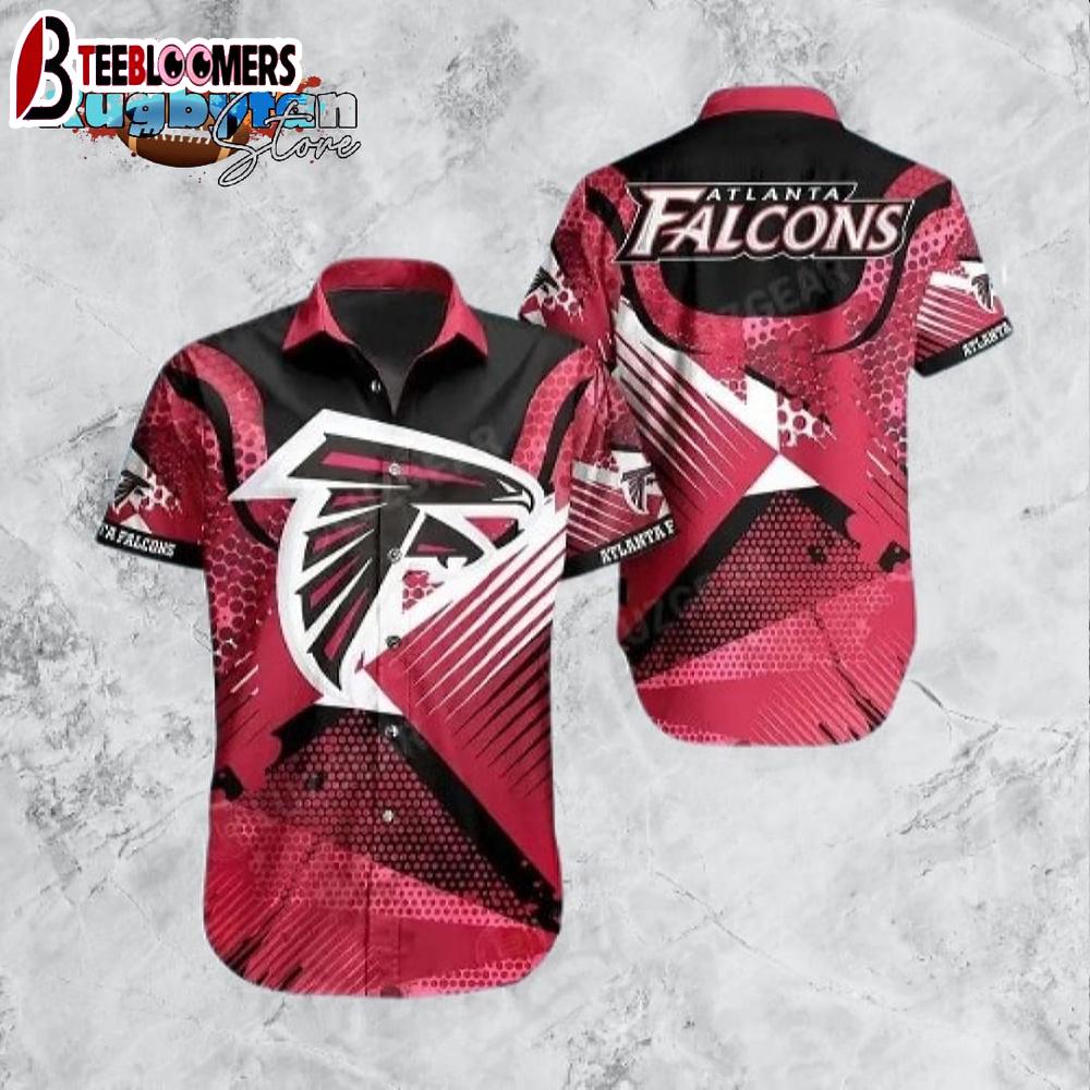 Atlanta Falcons Nfl Hawaiian Shirt Summer Short Sleeve Button Down Shirt Perfect Gift For Big Fans