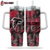 Atlanta Falcons NFL Hunting Tumbler 40Oz Handle