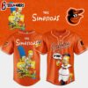 Baltimore Orioles MLB x The Simpsons Baseball Jersey Shirts Gift For Fans