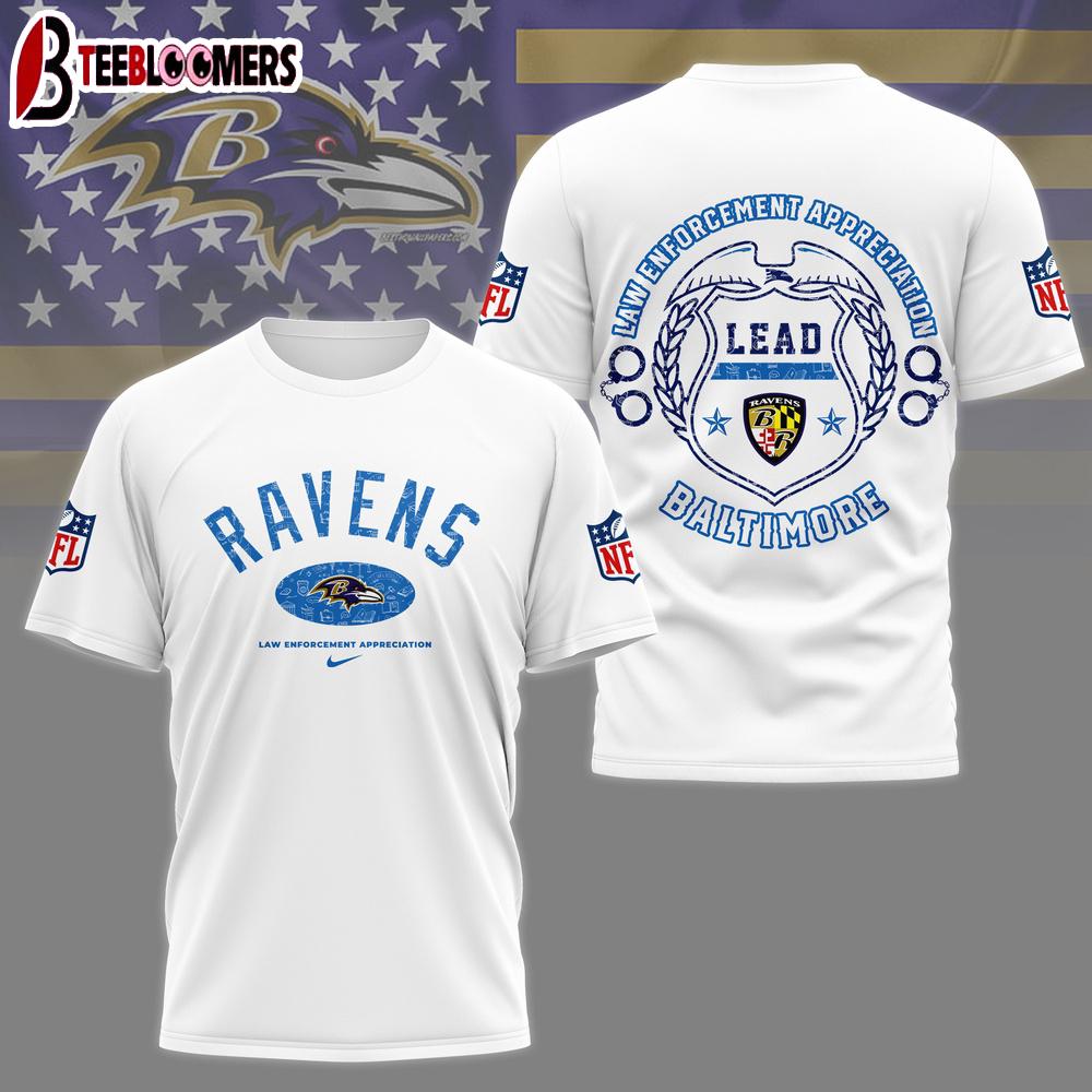 Baltimore Ravens Law Appreciation Month 3D T-Shirt