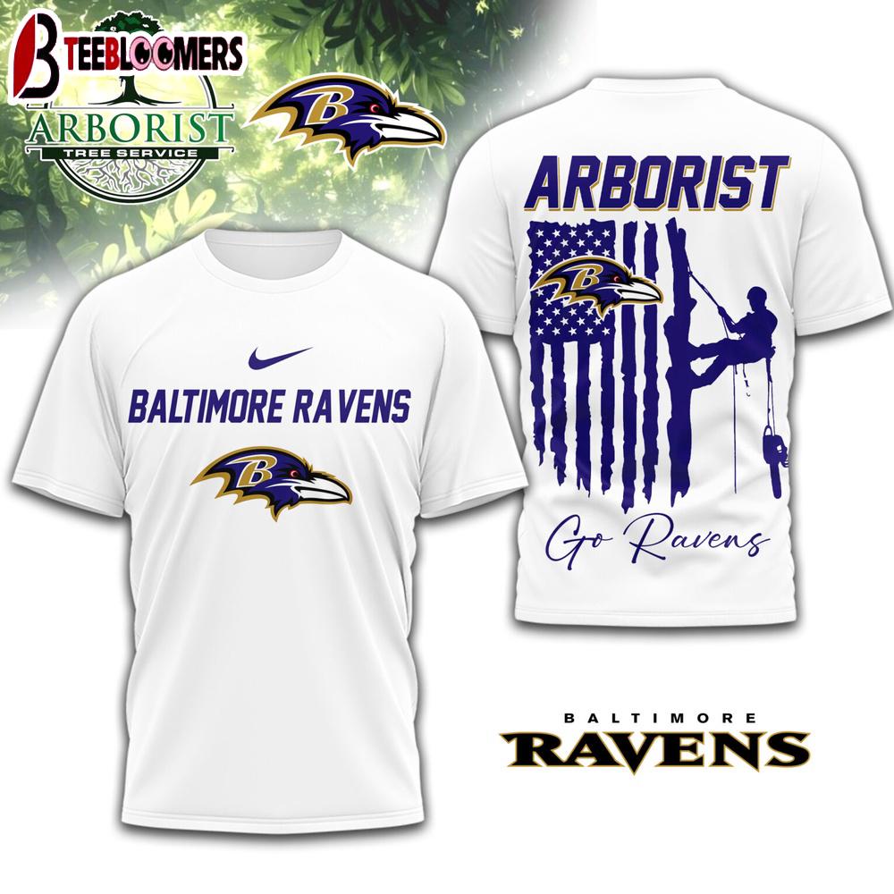Baltimore Ravens NFL Arborist 3D Shirt For Fans