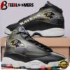 Baltimore Ravens NFL Big Logo Football Team Air Jordan 13 Sneaker Shoes - Gift For Fans