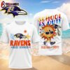 Baltimore Ravens NFL Hello Summer 3D T-Shirt