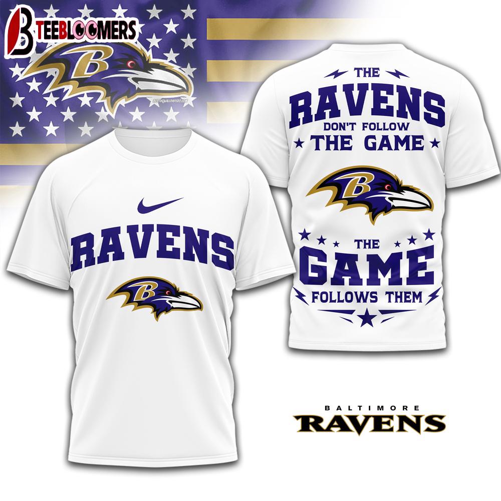 Baltimore Ravens NFL Rule The Field 3D T-Shirt For Fans