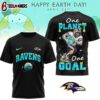 Baltimore Ravens NFL x Earth Day 3D T-Shirt For Fans
