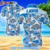 Beach Shirt NFL Detroit Lions Hawaiian Shirt Summer Button Up For Fans