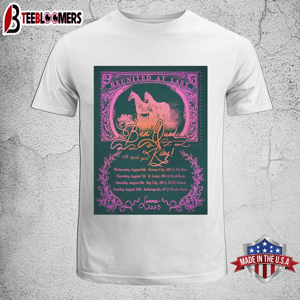 Ben Quad Reunited At Last Summer Tour 2025 Unisex T-Shirt