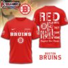 Boston Bruins NHL Red Friday 3D T-Shirt