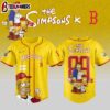 Boston Red Sox MLB x The Simpsons Baseball Jersey Shirt For Fans