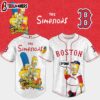 Boston Red Sox MLB x The Simpsons Baseball Jersey Shirts Gift For Fans