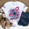 Breast Cancer Awareness x Dallas Cowboys Unisex T-Shirt For Fans