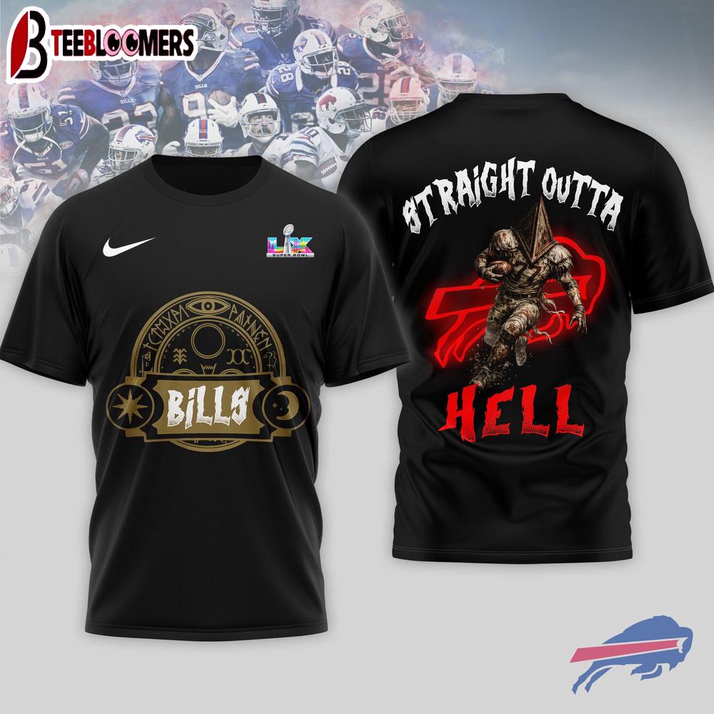 Buffalo Bills NFL 2026 Super Bowl x Silent Hill 3D Shirt For Fans