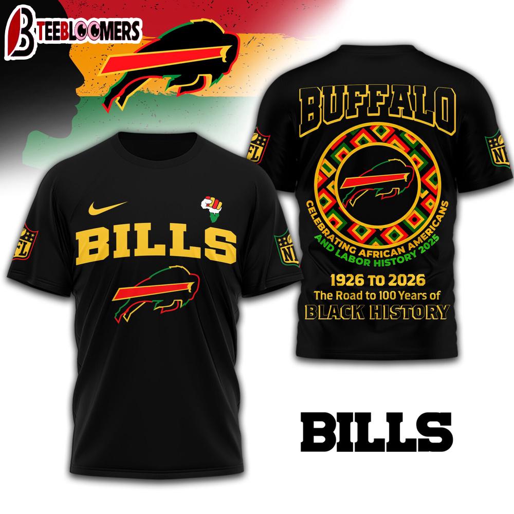 Buffalo Bills NFL Black History Month 3D Shirt For Fans