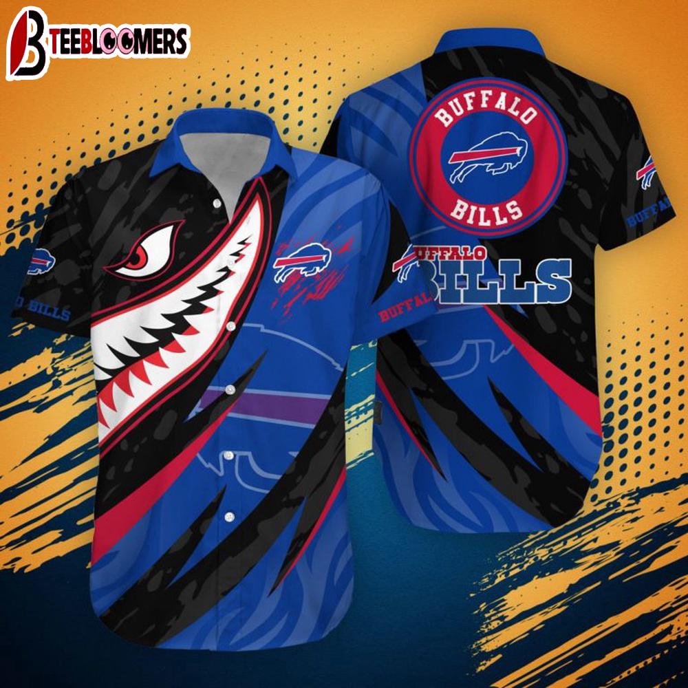 Buffalo Bills NFL Hawaiian Shirt Shark Summer Hawaiian Shirt For Fans