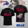 Buffalo Bills NFL Joker Why So Serious 3D T-Shirt For Fans