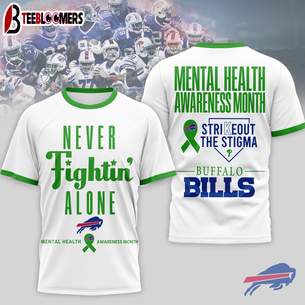 Buffalo Bills NFL Mental Health Matters 3D T-Shirt