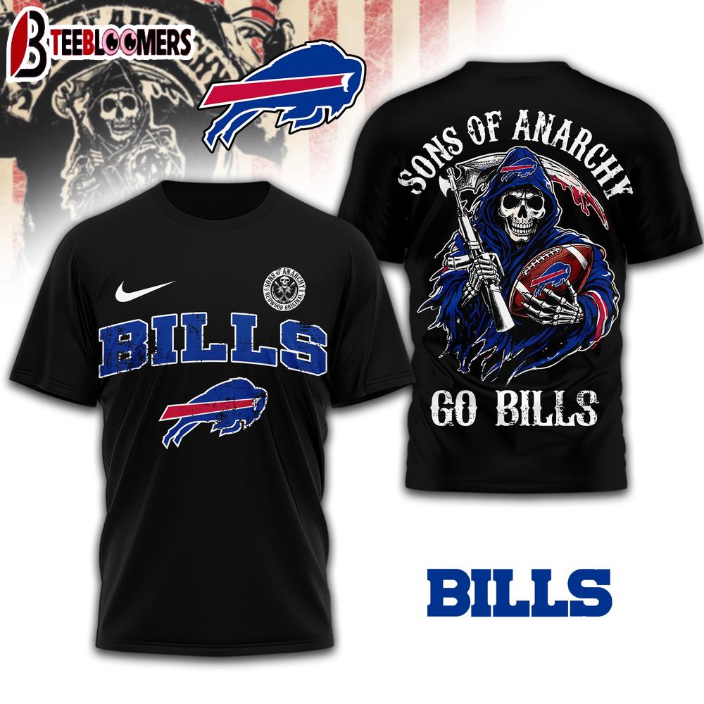 Buffalo Bills NFL Sons of Anarchy 3D T-Shirt