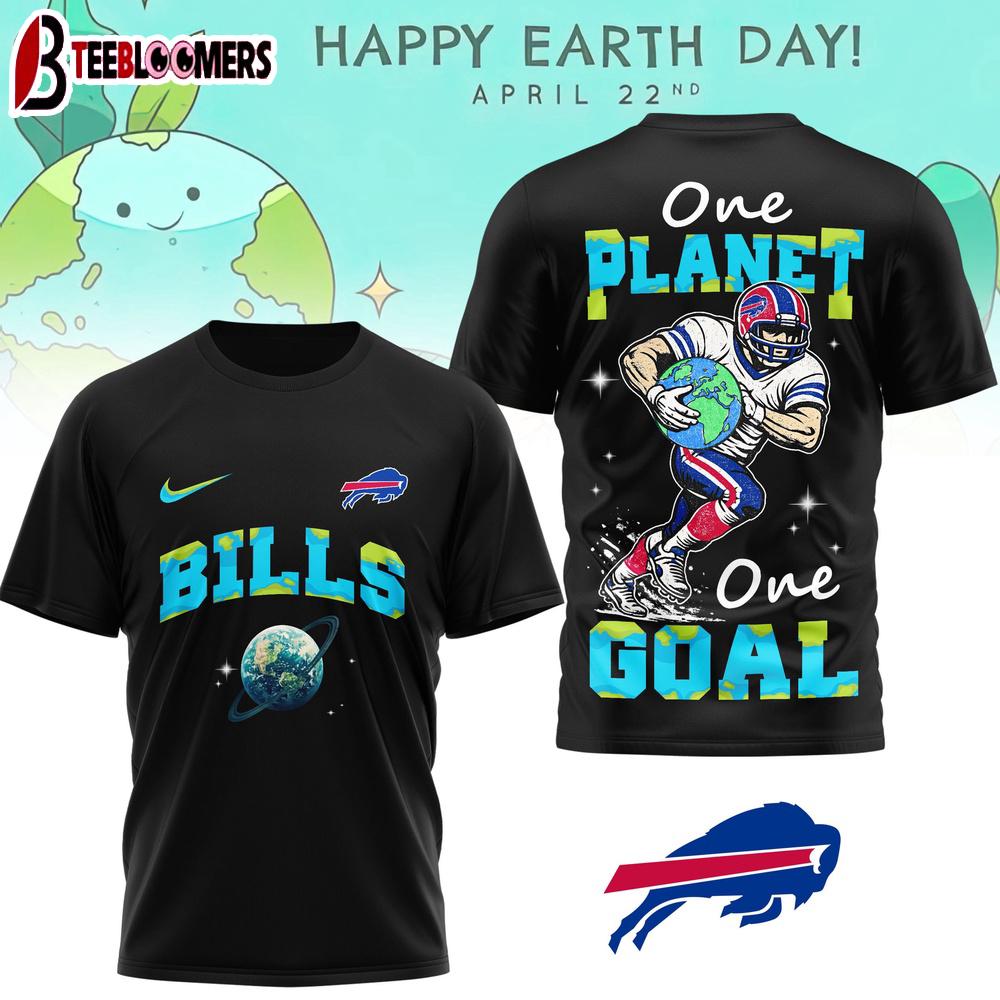 Buffalo Bills NFL x Earth Day 3D T-Shirt For Fans