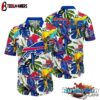 Buffalo Bills Parrots Tropical Flower Hawaiian Shirt