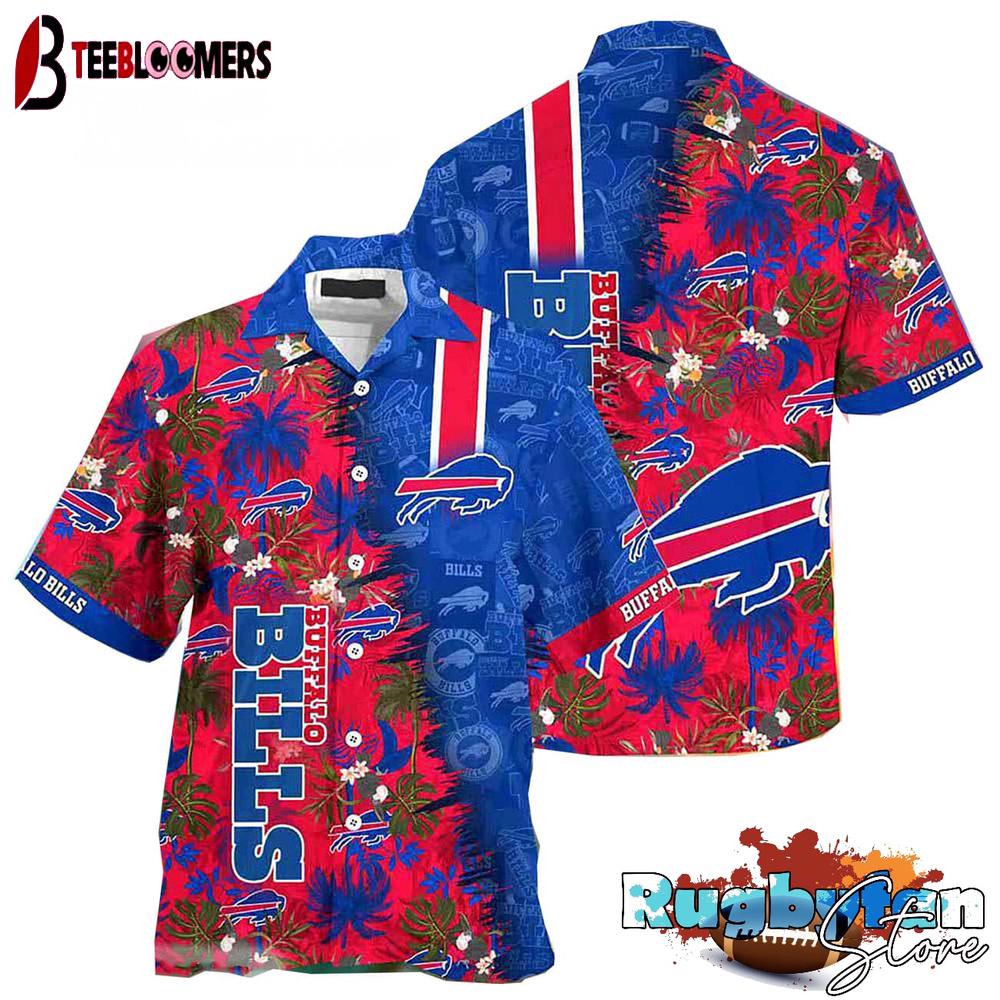 Buffalo Bills Summer Beach Hawaiian Button Up Shirt